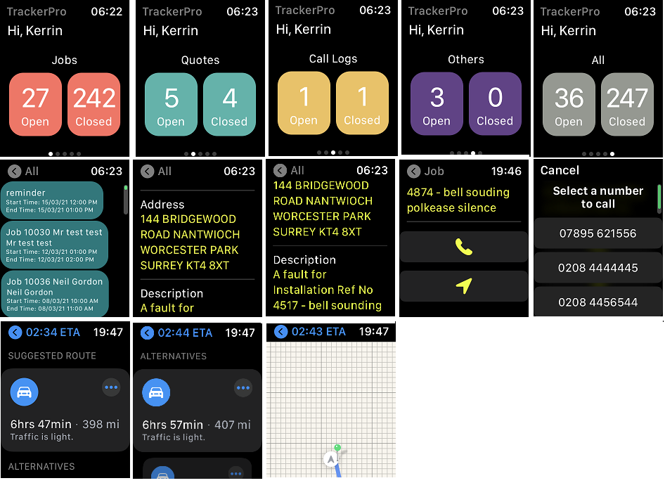 Trackerpro Tracker Pro Mobile Apple and Android Native Phone and Watch Apps released